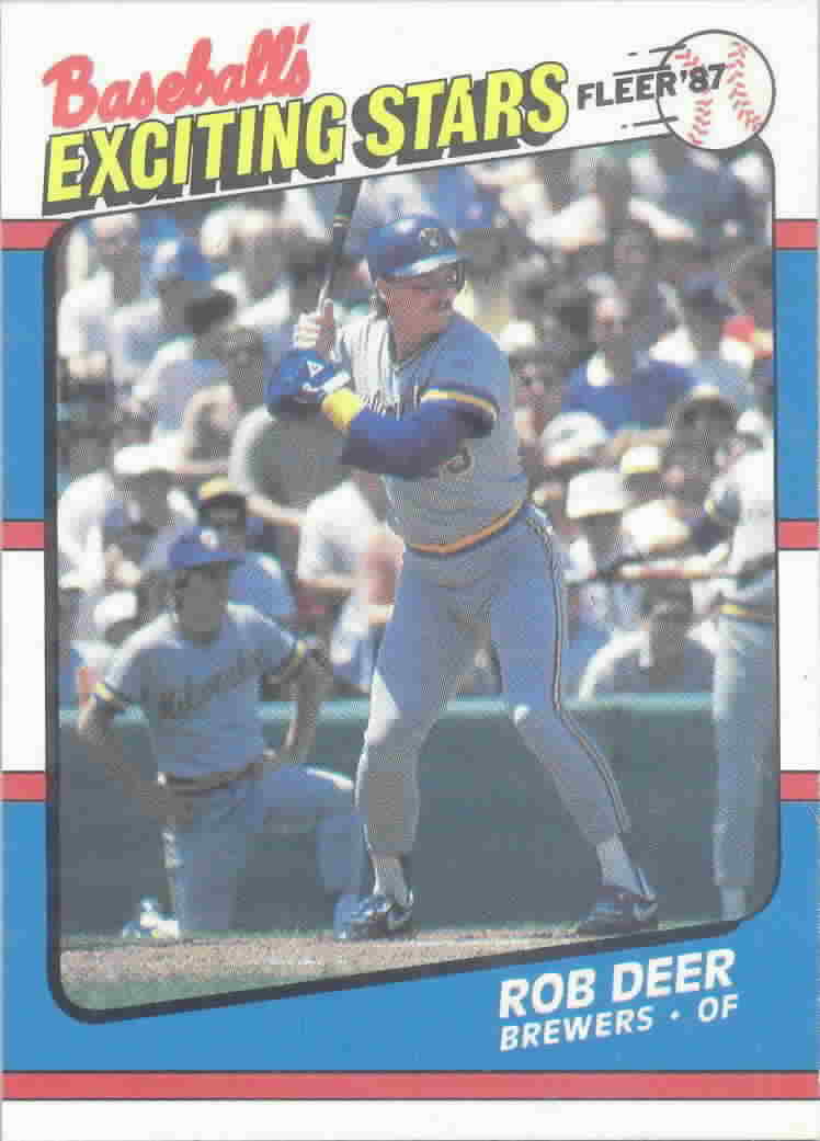 1987 Fleer Exciting Stars Baseball Cards